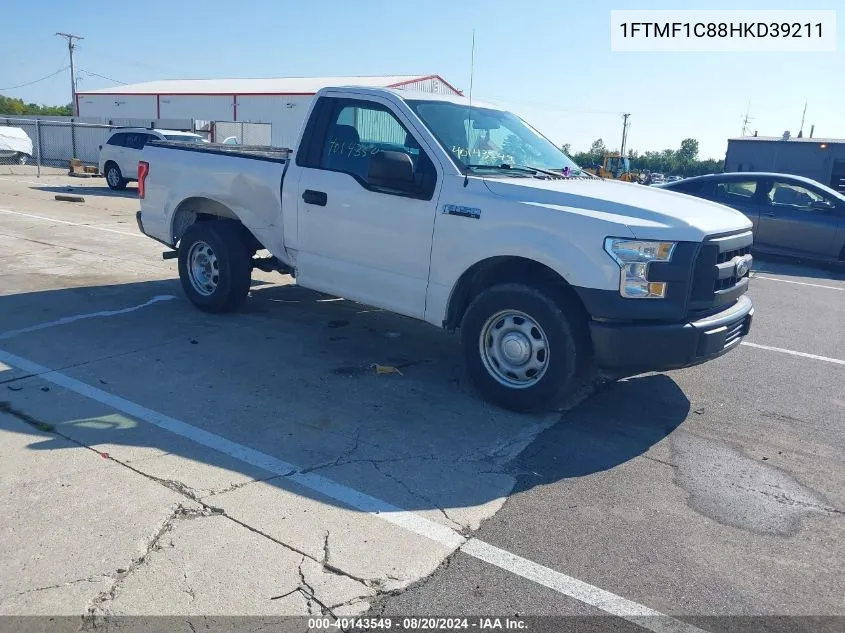 2017 Ford F-150 VIN: 1FTMF1C88HKD39211 Lot: 40143549