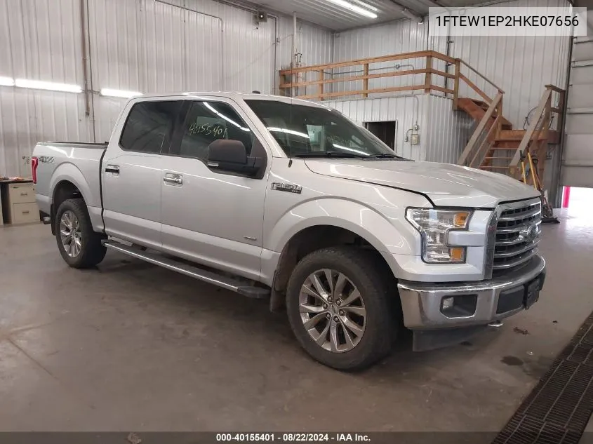 1FTEW1EP2HKE07656 2017 Ford F-150 Xlt