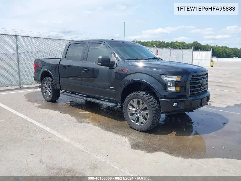 2017 Ford F-150 Xlt VIN: 1FTEW1EP6HFA95883 Lot: 40156356