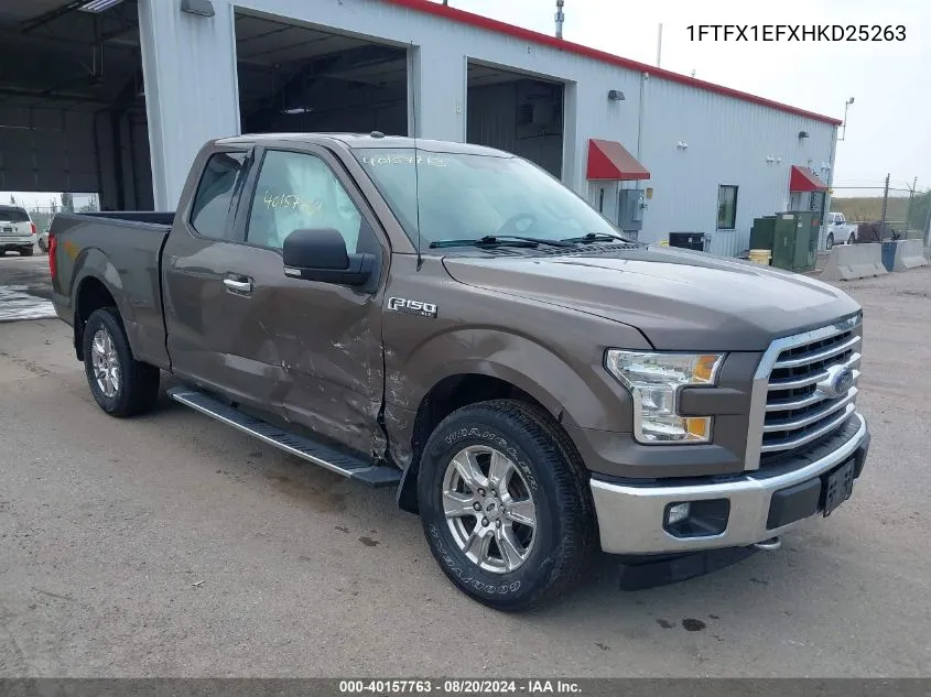 1FTFX1EFXHKD25263 2017 Ford F-150 Xlt