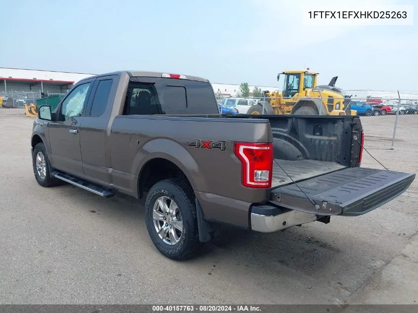 2017 Ford F-150 Xlt VIN: 1FTFX1EFXHKD25263 Lot: 40157763