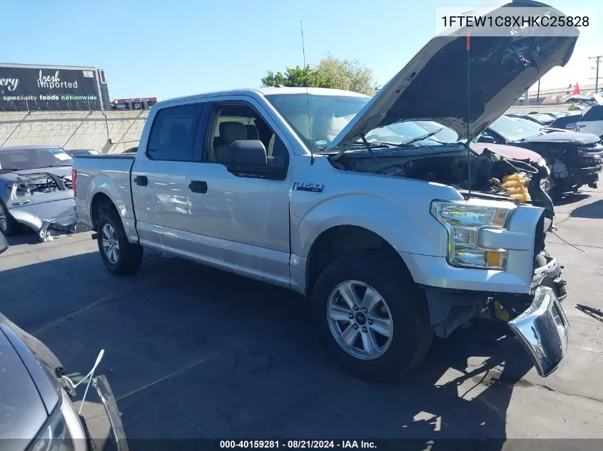 2017 Ford F-150 Xlt VIN: 1FTEW1C8XHKC25828 Lot: 40159281