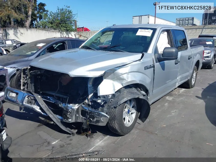 1FTEW1C8XHKC25828 2017 Ford F-150 Xlt