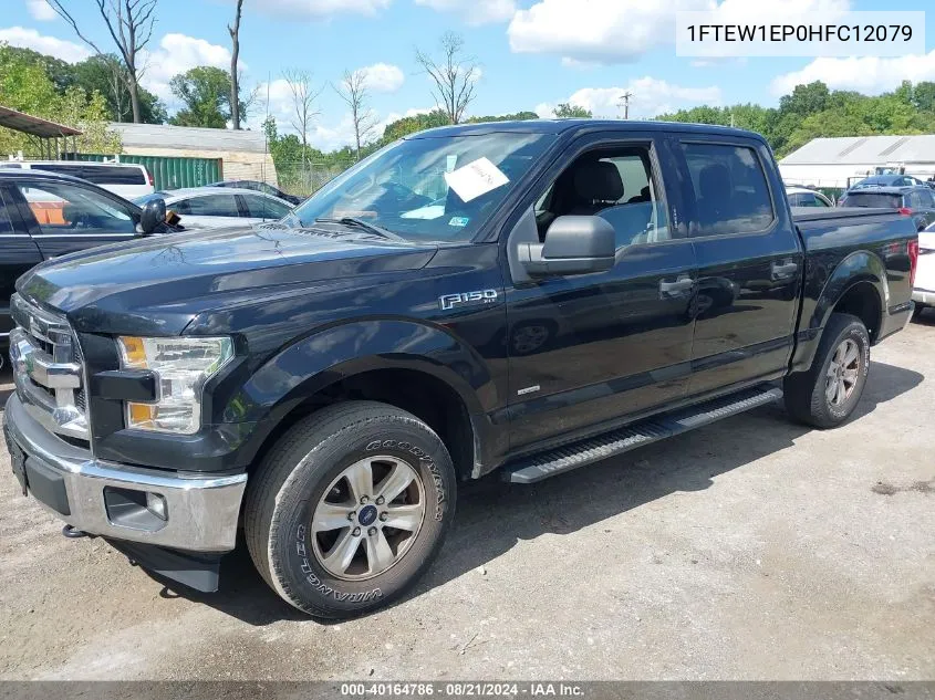 2017 Ford F-150 Xlt VIN: 1FTEW1EP0HFC12079 Lot: 40164786