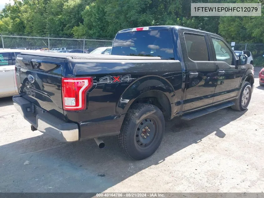 2017 Ford F-150 Xlt VIN: 1FTEW1EP0HFC12079 Lot: 40164786