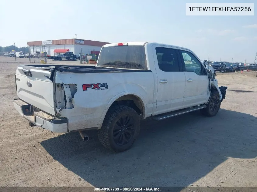 2017 Ford F-150 Xlt VIN: 1FTEW1EFXHFA57256 Lot: 40167739