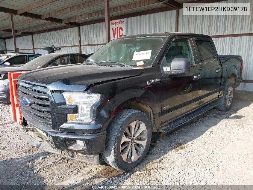 1FTEW1EP2HKD39178 2017 Ford F-150 Xl