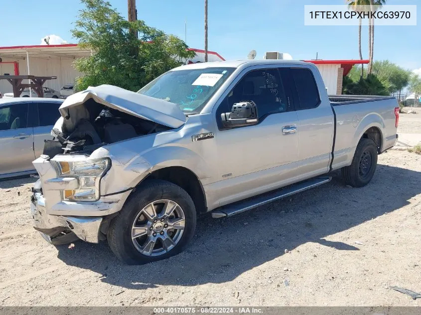 2017 Ford F-150 Xlt VIN: 1FTEX1CPXHKC63970 Lot: 40170575