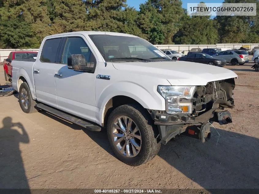 2017 Ford F-150 Xlt VIN: 1FTEW1CG6HKD07269 Lot: 40185267