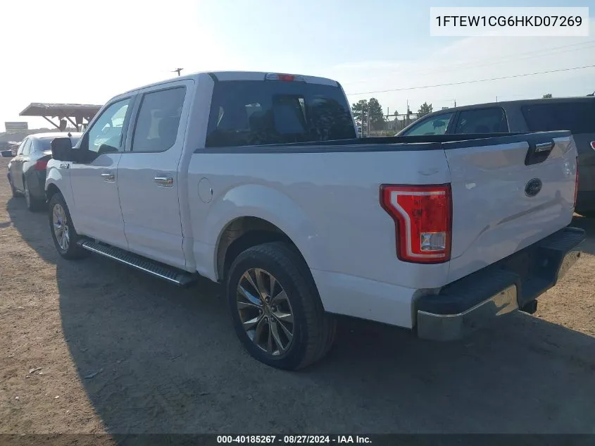 1FTEW1CG6HKD07269 2017 Ford F-150 Xlt