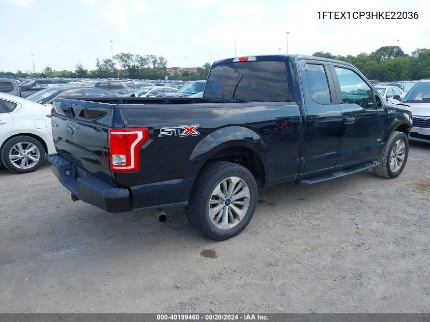 1FTEX1CP3HKE22036 2017 Ford F-150 Xl