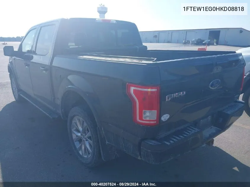 1FTEW1EG0HKD08818 2017 Ford F-150 Xlt