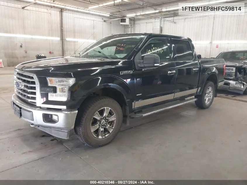 1FTEW1EP8HFC59814 2017 Ford F-150 Xlt