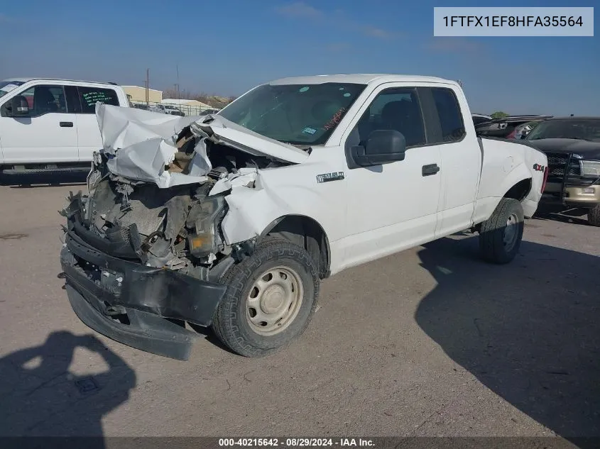 1FTFX1EF8HFA35564 2017 Ford F-150 Xl