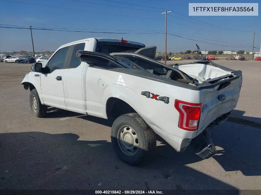 1FTFX1EF8HFA35564 2017 Ford F-150 Xl