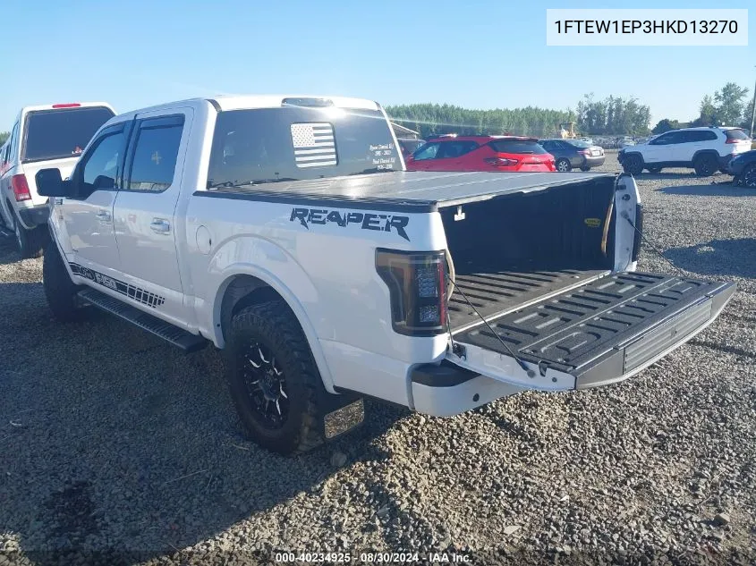 1FTEW1EP3HKD13270 2017 Ford F-150 Xlt