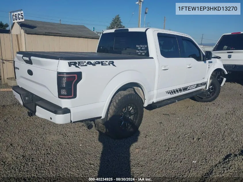 1FTEW1EP3HKD13270 2017 Ford F-150 Xlt