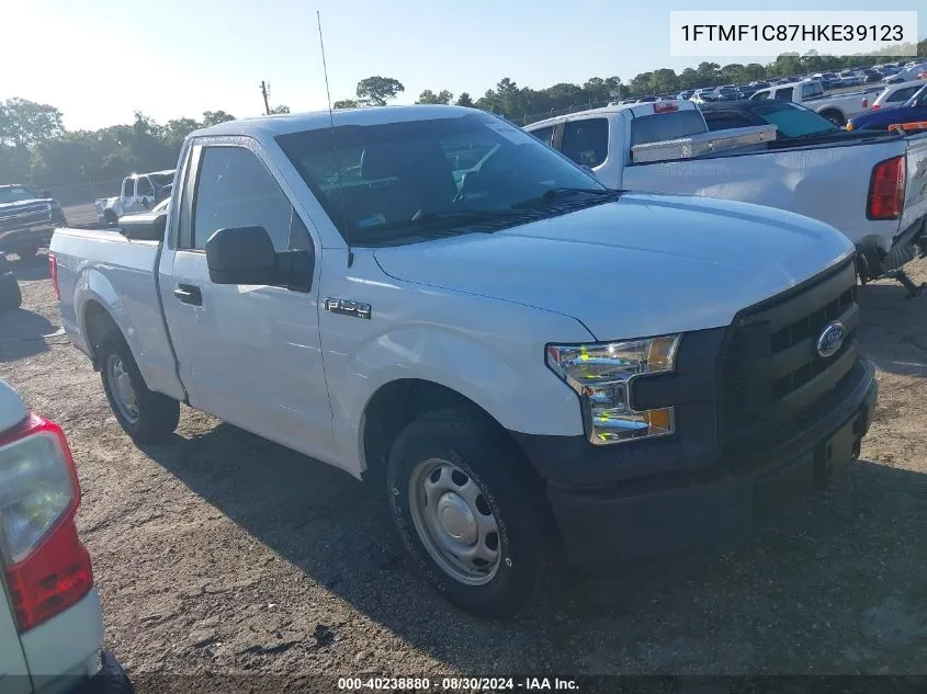 1FTMF1C87HKE39123 2017 Ford F-150 Xl