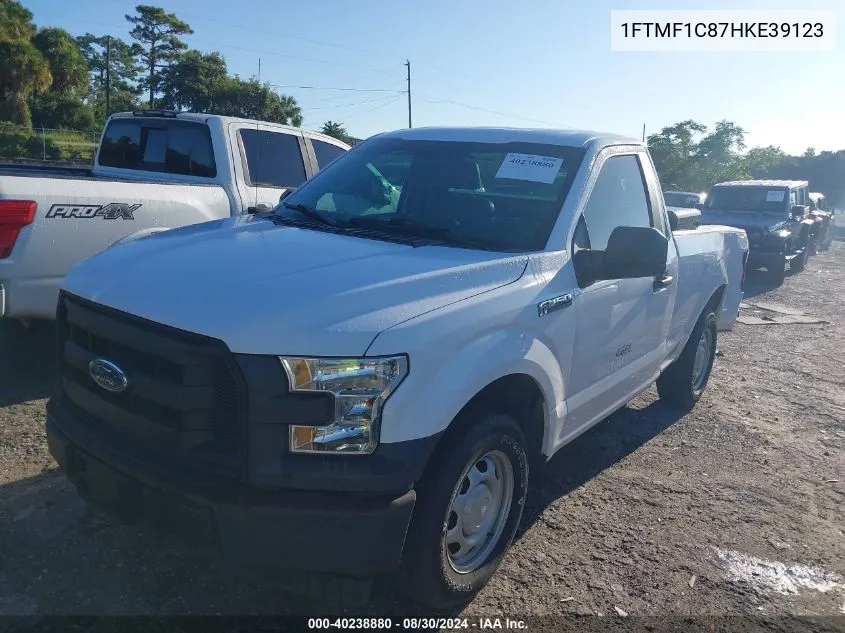 1FTMF1C87HKE39123 2017 Ford F-150 Xl