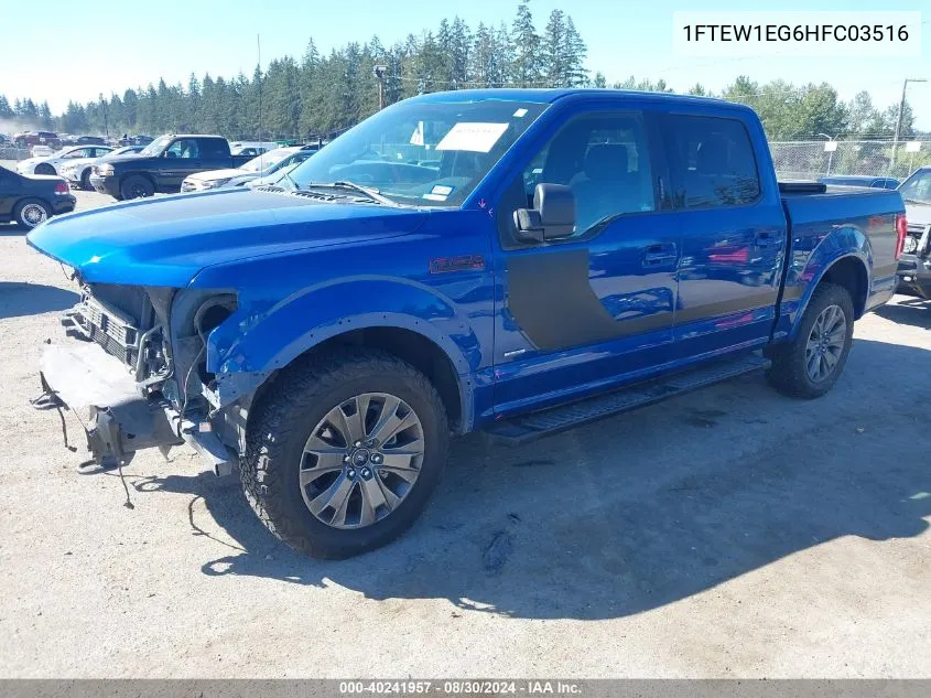 1FTEW1EG6HFC03516 2017 Ford F-150 Xlt