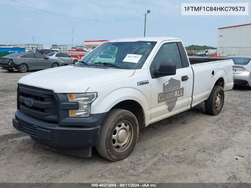 2017 Ford F-150 Xl VIN: 1FTMF1C84HKC79573 Lot: 40273865