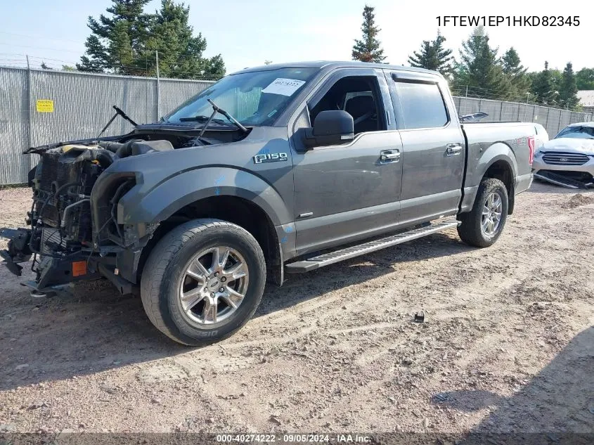 1FTEW1EP1HKD82345 2017 Ford F-150 Supercrew