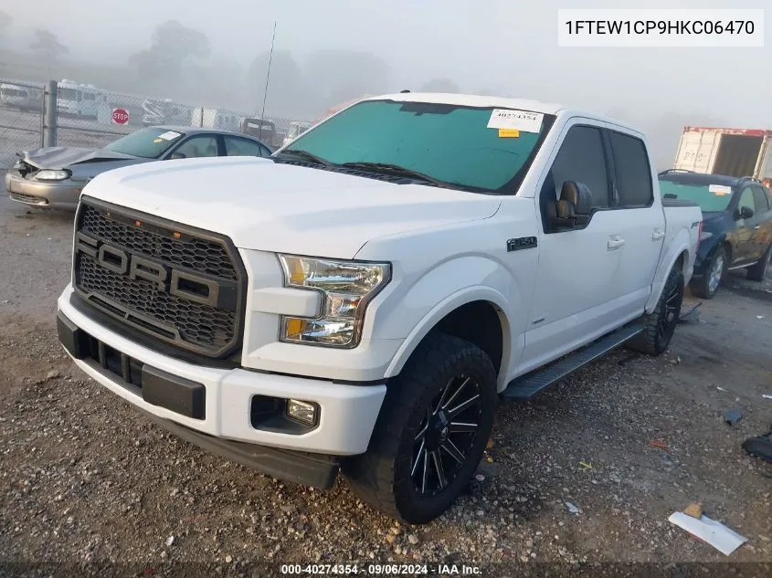 2017 Ford F-150 Xlt VIN: 1FTEW1CP9HKC06470 Lot: 40274354