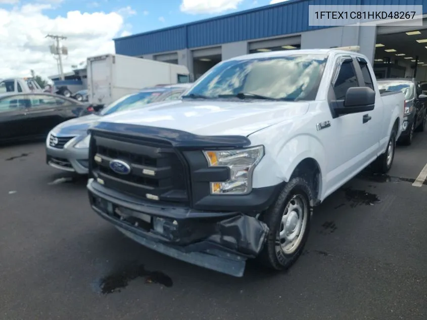 1FTEX1C81HKD48267 2017 Ford F-150 Xl