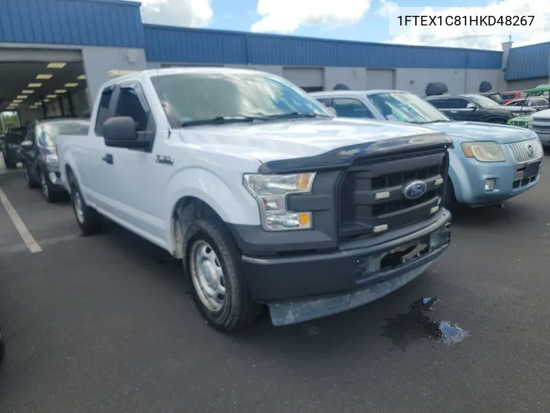 1FTEX1C81HKD48267 2017 Ford F-150 Xl