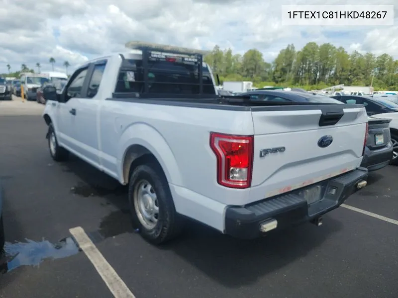 2017 Ford F-150 Xl VIN: 1FTEX1C81HKD48267 Lot: 40283891