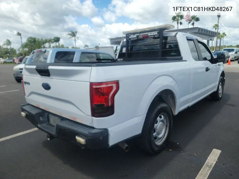 1FTEX1C81HKD48267 2017 Ford F-150 Xl