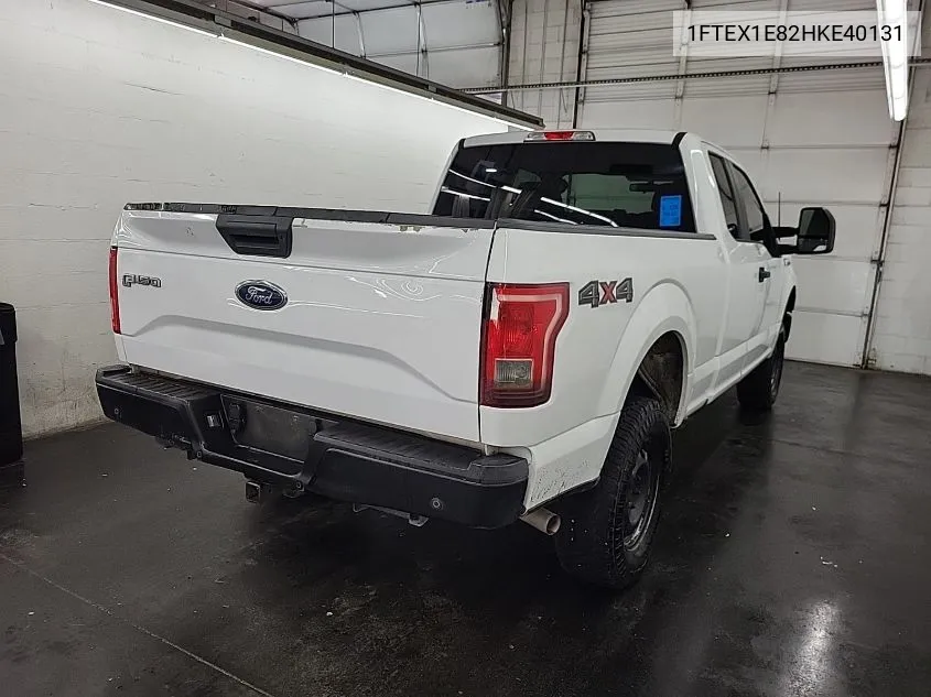 2017 Ford F-150 Xl VIN: 1FTEX1E82HKE40131 Lot: 40284590