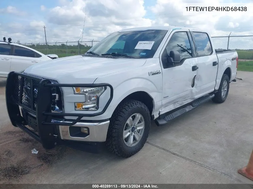 2017 Ford F-150 Xlt VIN: 1FTEW1EP4HKD68438 Lot: 40289113