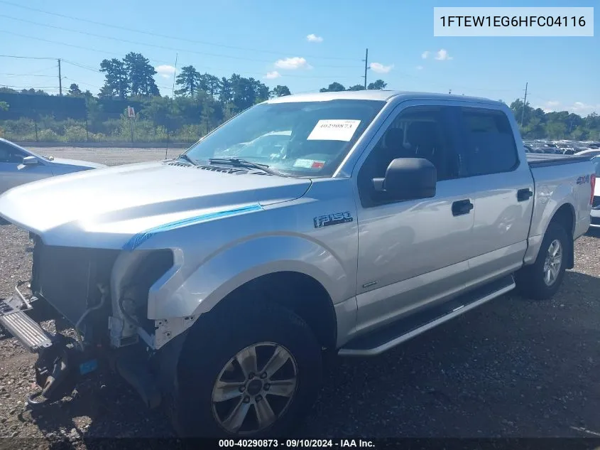 1FTEW1EG6HFC04116 2017 Ford F-150 Xlt