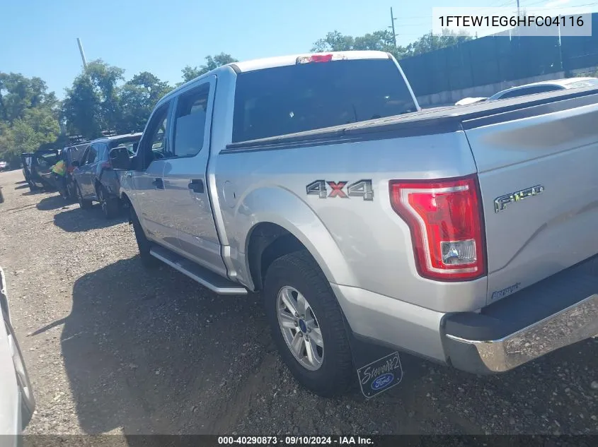 1FTEW1EG6HFC04116 2017 Ford F-150 Xlt