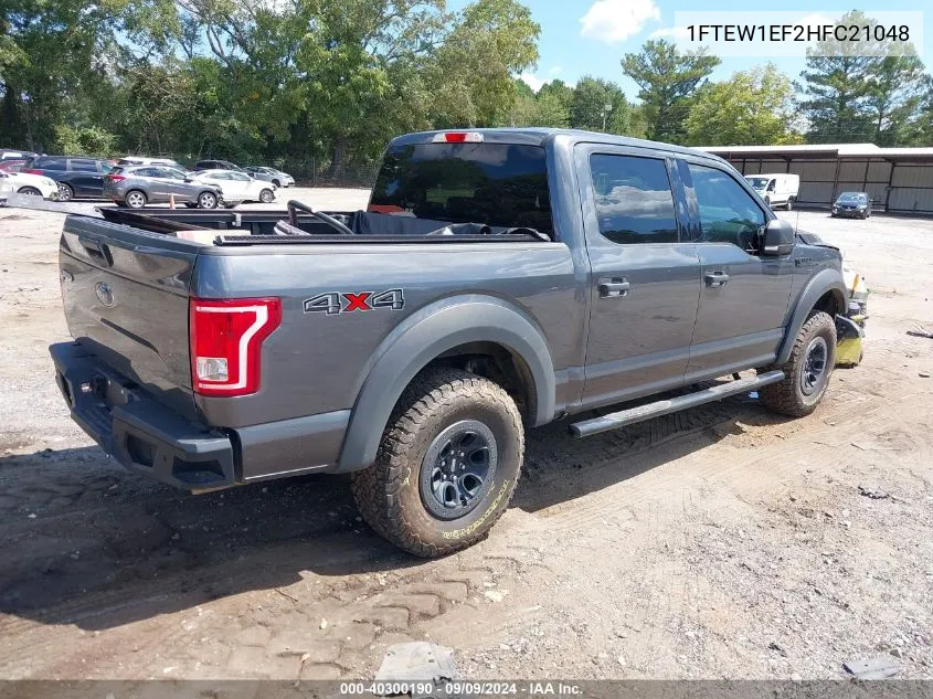 2017 Ford F-150 Xlt VIN: 1FTEW1EF2HFC21048 Lot: 40300190