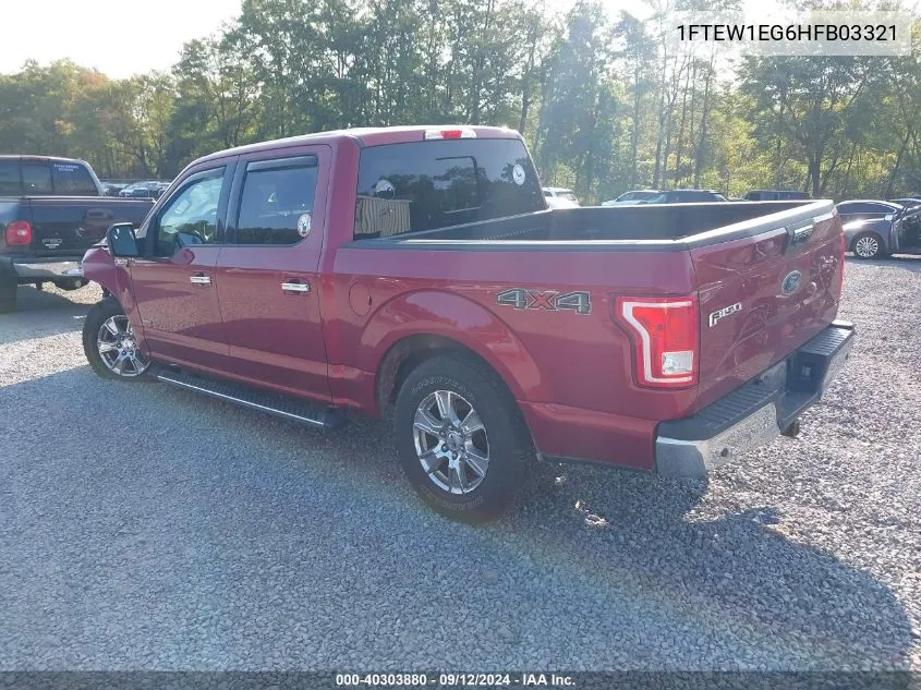 1FTEW1EG6HFB03321 2017 Ford F-150 Supercrew