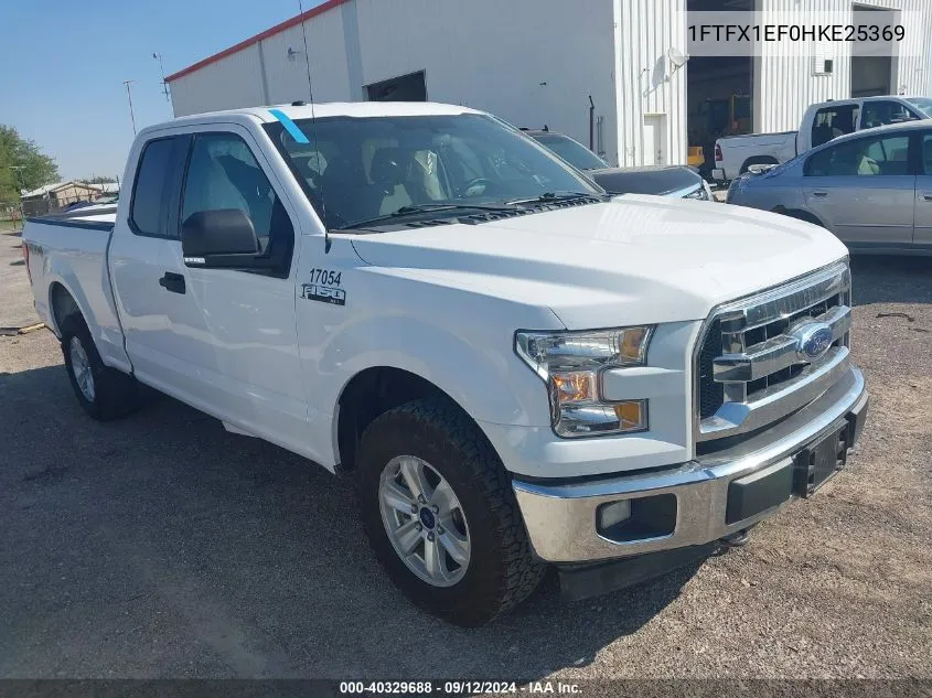 1FTFX1EF0HKE25369 2017 Ford F-150 Xlt