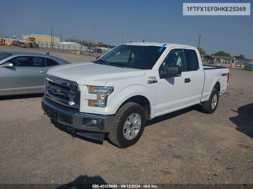 2017 Ford F-150 Xlt VIN: 1FTFX1EF0HKE25369 Lot: 40329688