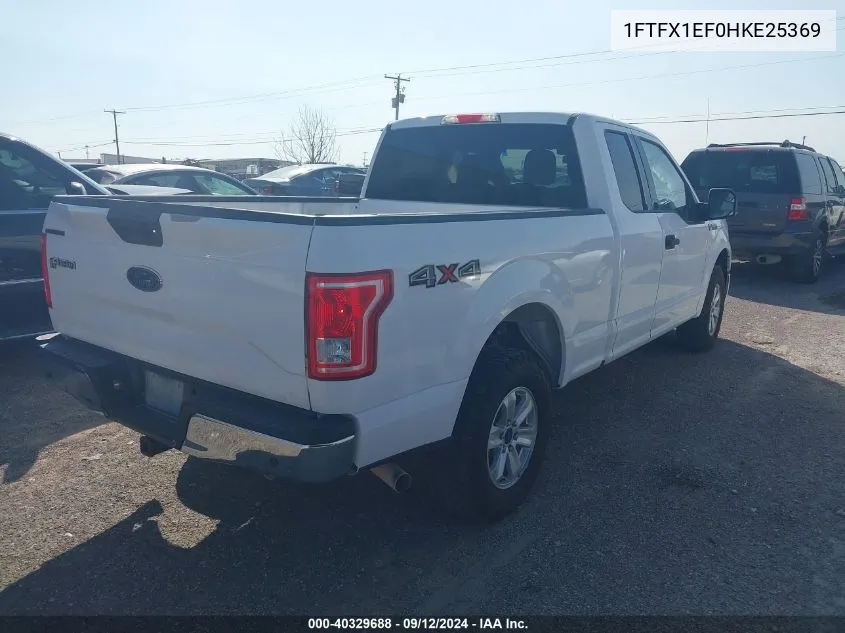 2017 Ford F-150 Xlt VIN: 1FTFX1EF0HKE25369 Lot: 40329688