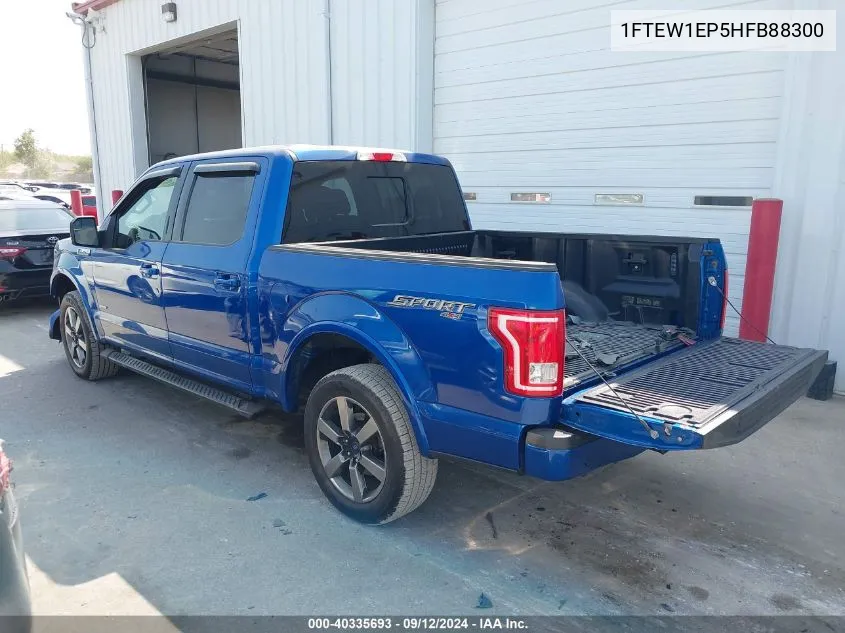 1FTEW1EP5HFB88300 2017 Ford F150 Supercrew