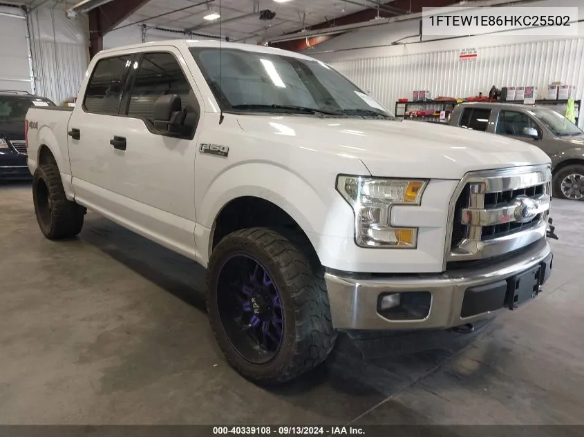 1FTEW1E86HKC25502 2017 Ford F-150 Xlt