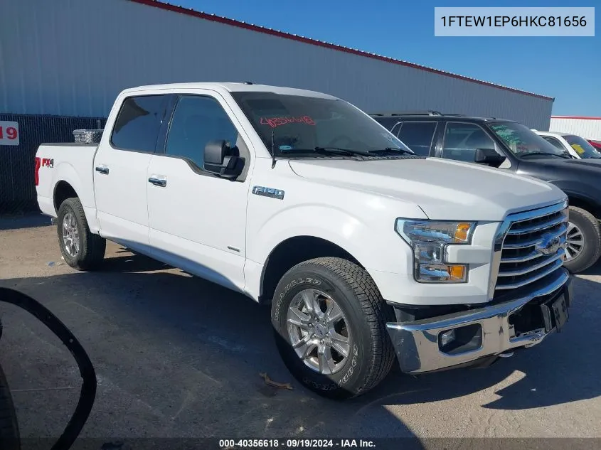 2017 Ford F-150 Xlt VIN: 1FTEW1EP6HKC81656 Lot: 40356618