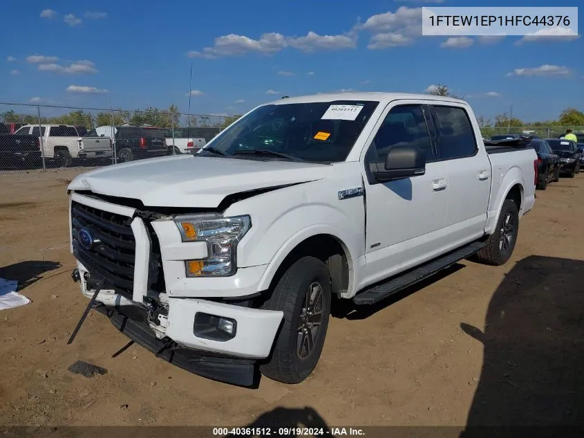 2017 Ford F-150 Xlt VIN: 1FTEW1EP1HFC44376 Lot: 40361512