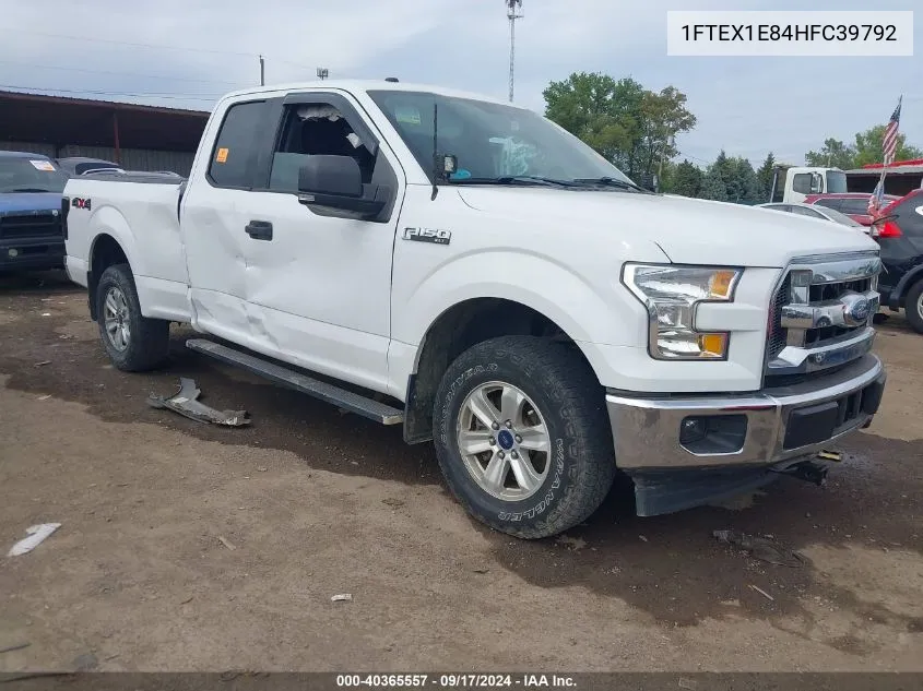 2017 Ford F-150 Xlt VIN: 1FTEX1E84HFC39792 Lot: 40365557