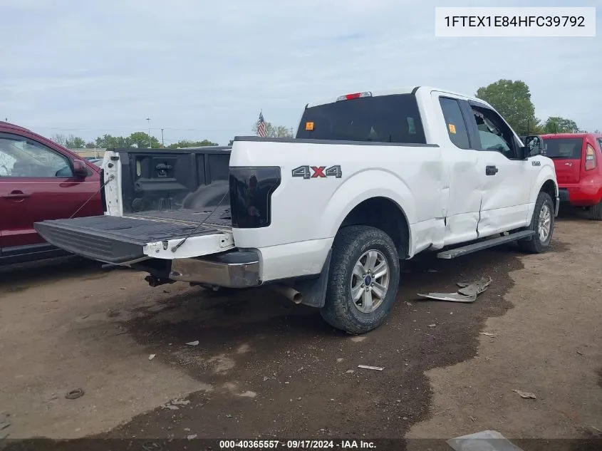 2017 Ford F-150 Xlt VIN: 1FTEX1E84HFC39792 Lot: 40365557