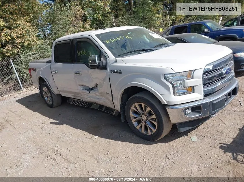 1FTEW1EP6HFB08261 2017 Ford F150 Supercrew