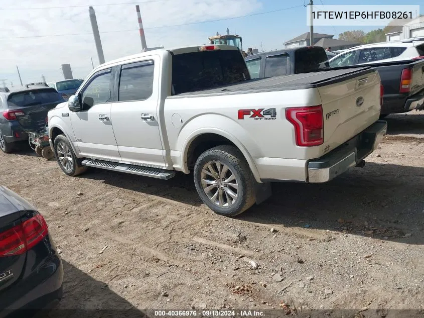 1FTEW1EP6HFB08261 2017 Ford F150 Supercrew