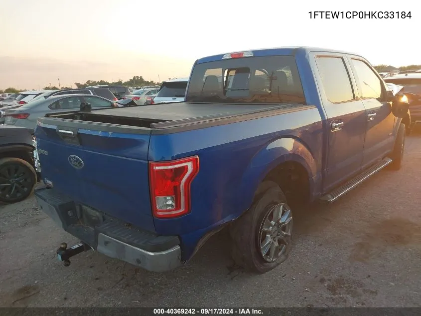 2017 Ford F-150 Xlt VIN: 1FTEW1CP0HKC33184 Lot: 40369242