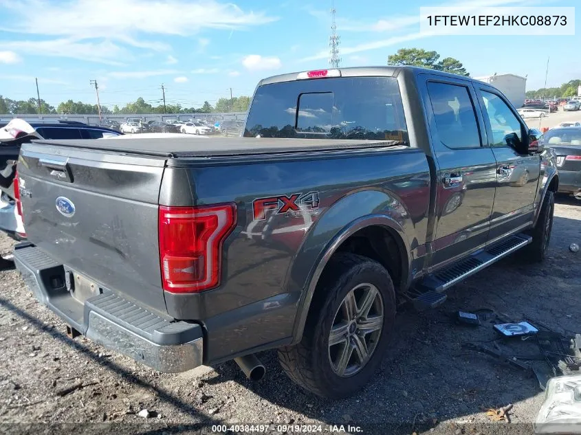 2017 Ford F-150 Lariat VIN: 1FTEW1EF2HKC08873 Lot: 40384497